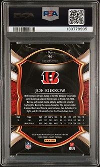 2020 Panini Select 46 Joe Burrow PSA 9
