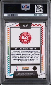 2024 Panini Mosaic Razzle Dazzle 6 Zaccharie Risacher PSA 9