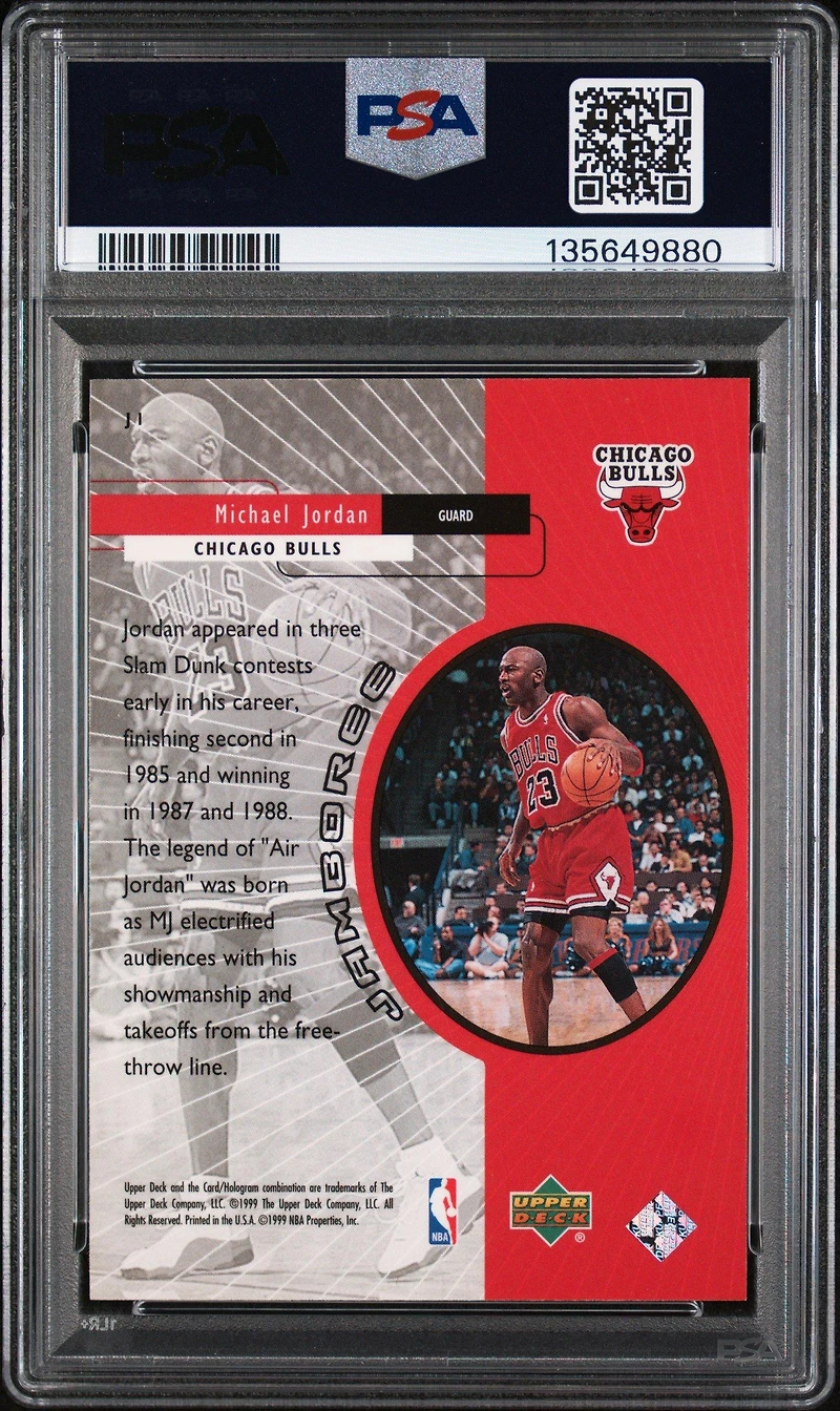 1999 Upper Deck Jamboree J1 Michael Jordan PSA 9