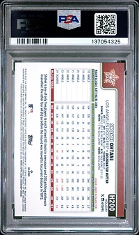 2025 Topps Holiday H200 Shohei Ohtani Holiday Back Sp PSA 9