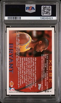 1996 Topps 138 Kobe Bryant PSA
