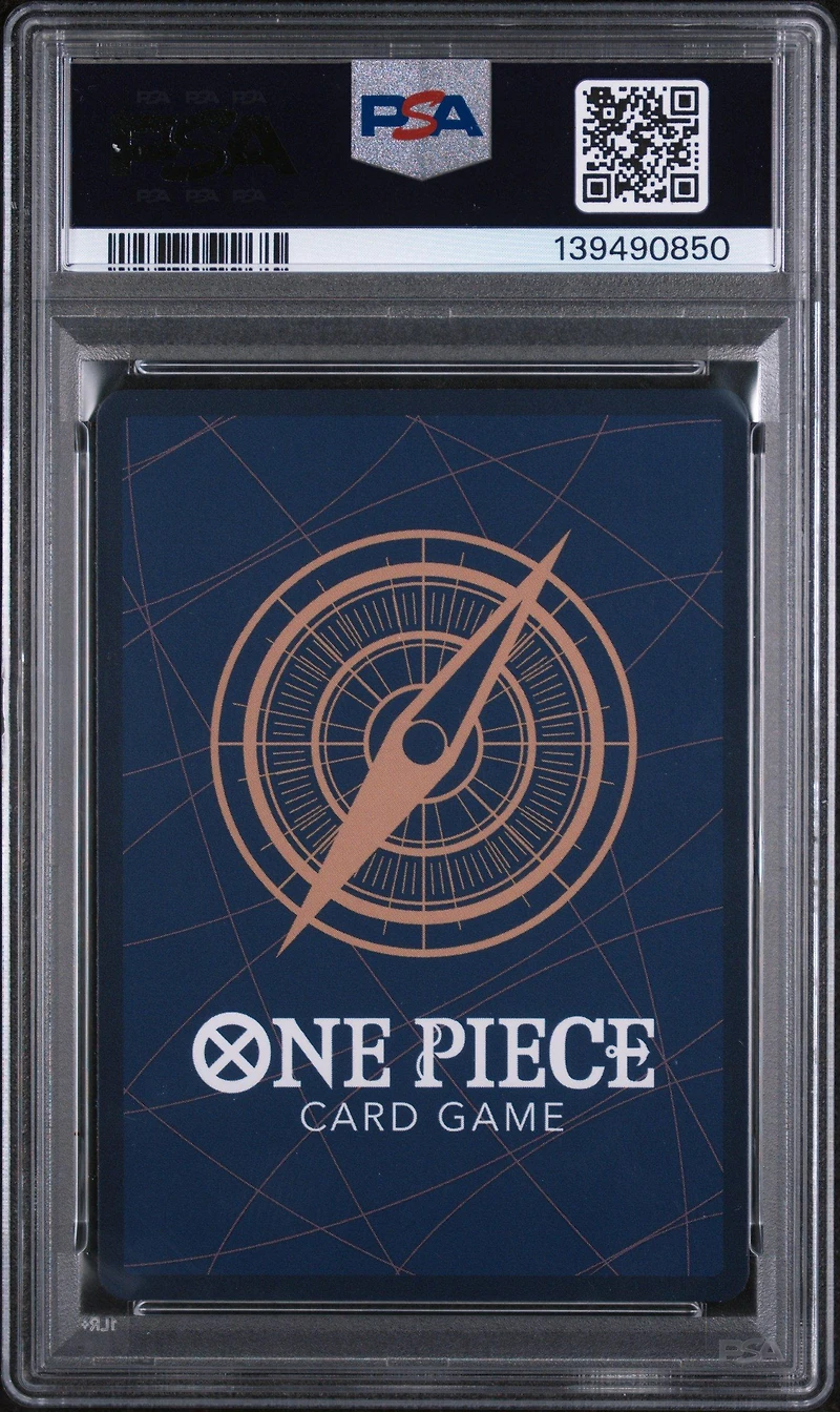 2025 One Piece Op12-legacy Of The Master 037 Demon Aura Nine-sword Style Asura Blades Drawn Dead Man's Game Alternate Art PSA 10