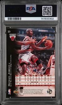 Upper Deck 23 Michael Jordan PSA 8