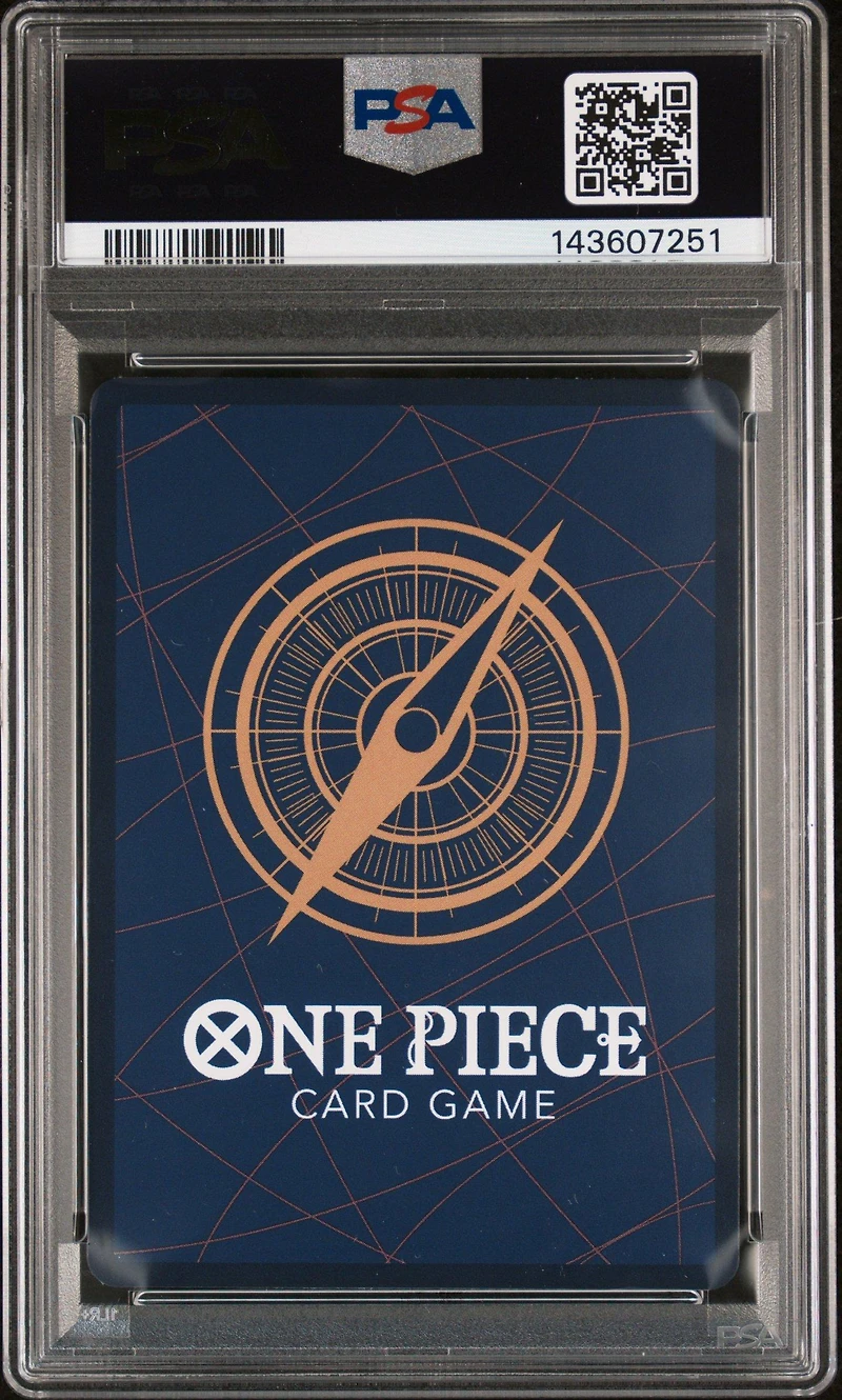 2025 One Piece Op13-carrying On His Will 118 Monkey D. Luffy Wanted Alternate Art PSA 10