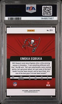 2025 Panini Revolution 211 Emeka Egbuka PSA 10