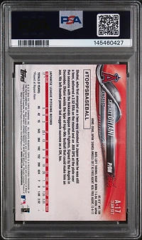 2018 Topps Team Set Los Angeles Angels A-17 Shohei Ohtani PSA 8