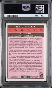 1991 Fleer Pro-visions 2 Michael Jordan PSA 8