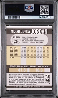 1990 Fleer 26 Michael Jordan PSA