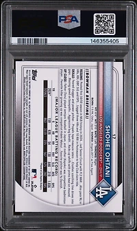 2025 Bowman Mega Box Chrome 17 Shohei Ohtani PSA 10