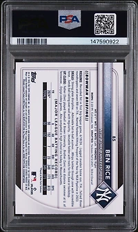2025 Bowman 85 Ben Rice PSA 10