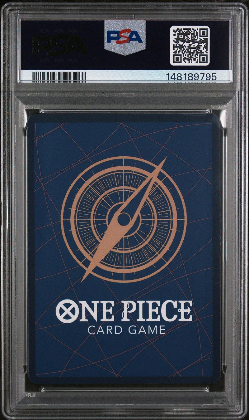 2025 One Piece Op11-a Fist Of Divine Speed 015 Lucky Roux Treasure Rare PSA 10