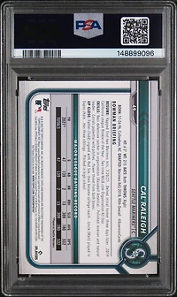 2022 Bowman 49 Cal Raleigh PSA 10