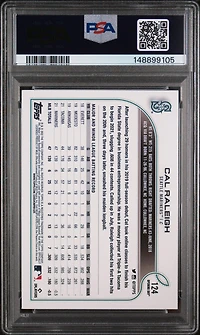 2022 Topps Opening Day 124 Cal Raleigh PSA 9