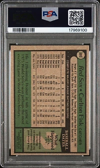 1979 Topps 680 Carlton Fisk PSA 10
