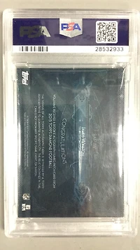 2015 Topps Diamond Rookie Autograph Jumbo Patch Jw Jameis Winston Blue Ink PSA 9