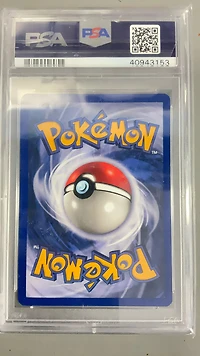 1999 Pokemon Fossil 7 Hitmonlee-holo 1st Edition PSA