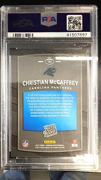 2017 Panini Donruss Optic 168 Christian Mccaffrey PSA