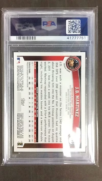 2011 Topps Update Us186 J.d. Martinez PSA 10