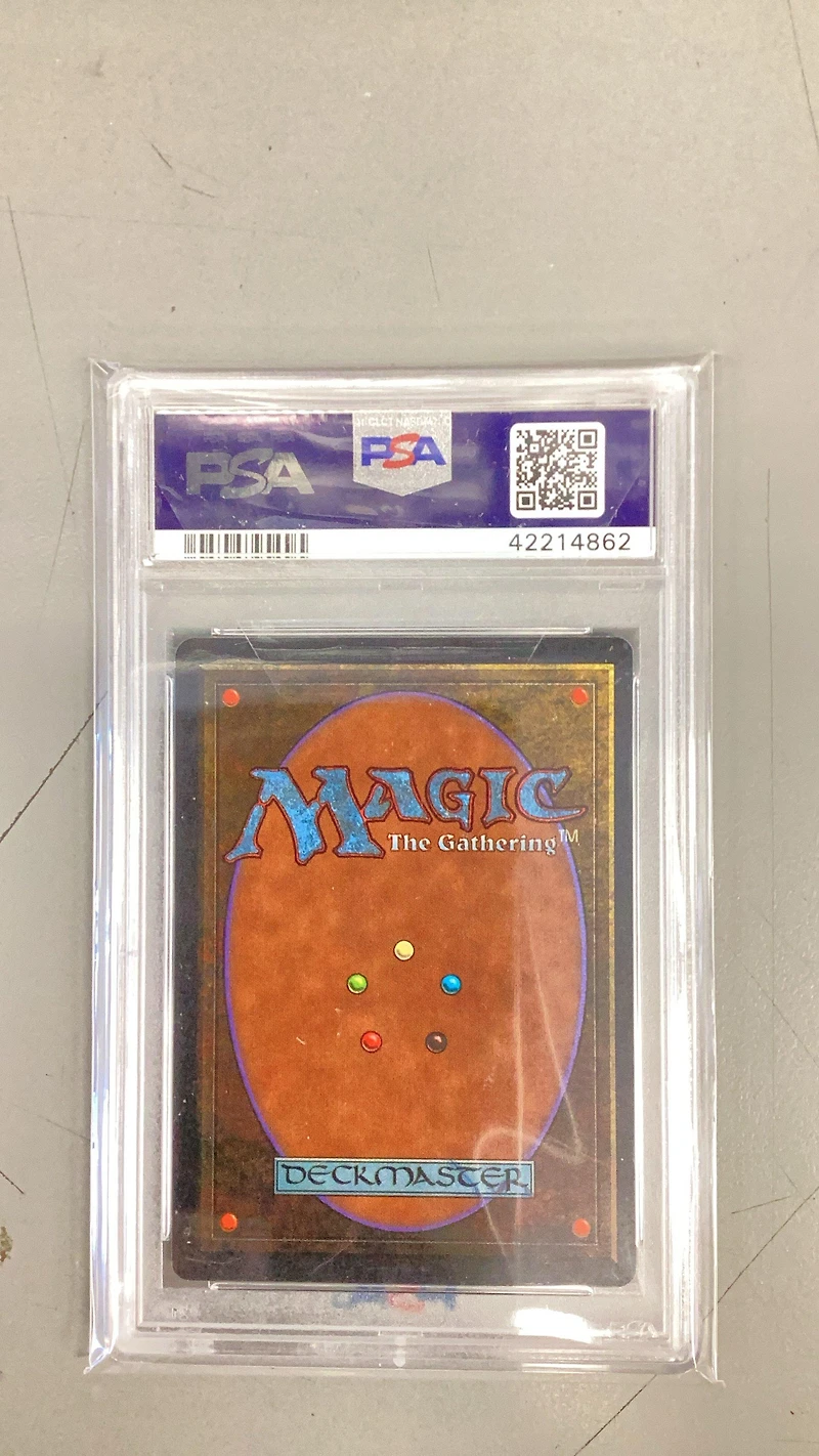 1994 Magic The Gathering Antiquities Dragon Engine PSA 9