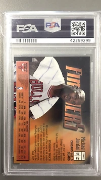 1997 Finest 39 Michael Jordan PSA 10