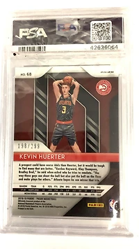 2018 Panini Prizm 68 Kevin Huerter Prizm PSA