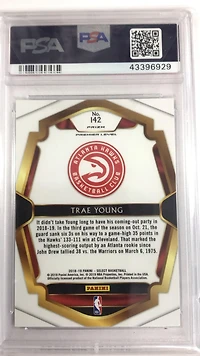 2018 Panini Select 142 Trae Young PSA