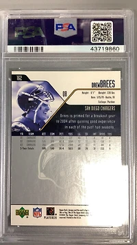 2004 Upper Deck 162 Drew Brees PSA 9