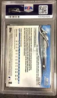 2018 Topps Chrome Update Hmt25 Ronald Acuna Jr. PSA