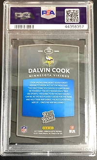 2017 Panini Donruss Optic 193 Dalvin Cook PSA 10