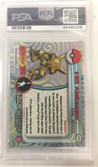 2000 Topps Chrome Pokemon T.v. 65 Alakazam PSA