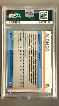 2019 Topps Chrome Sapphire Edition 475 Pete Alonso PSA 10