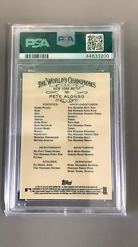 2019 Topps Allen & Ginter 182 Pete Alonso PSA 10