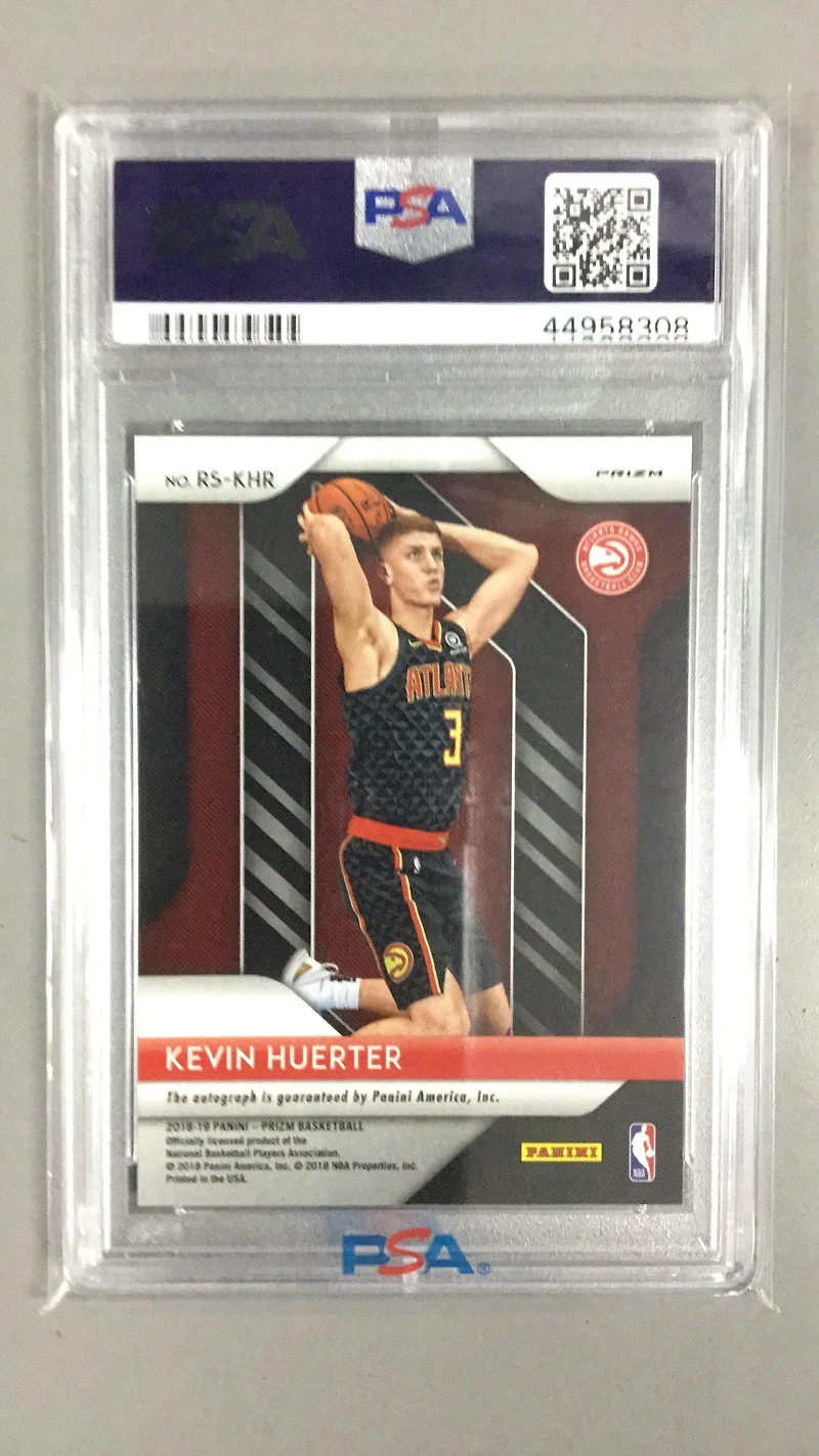 2018 Panini Prizm Sensational Signatures Khr Kevin Huerter PSA 10