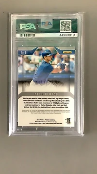 2019 Panini Chronicles Phoenix 1 Pete Alonso PSA 10