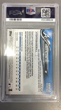 2018 Topps Holiday 50 Ronald Acuna Jr. PSA 10
