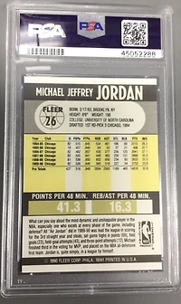 1990 Fleer 26 Michael Jordan PSA