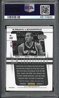2013 Panini Prizm 143 Kawhi Leonard Prizm PSA 10