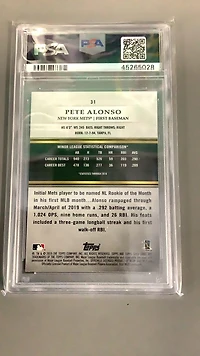 2019 Topps Gold Label 31 Pete Alonso PSA 10