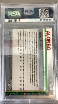 2019 Topps Holiday 71 Pete Alonso PSA 10