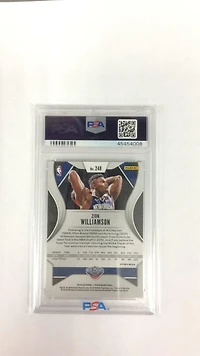 2019 Panini Prizm 248 Zion Williamson Silver Prizm PSA