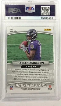 2018 Panini Rookies & Stars Precision Passers Pp-19 Lamar Jackson PSA 10