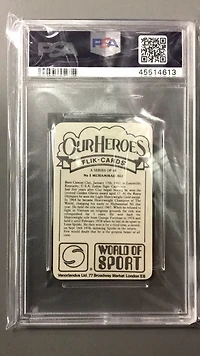 1979 Venorlandus Ltd. Our Heroes World Of Sport 3 Muhammad Ali PSA