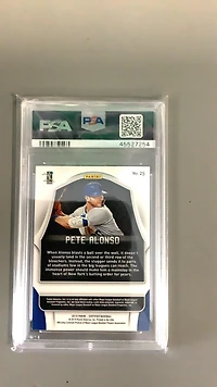 2019 Panini Chronicles Certified 25 Pete Alonso PSA 10