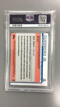 2019 Topps Chrome Update 58 Vladimir Guerrero Jr. PSA 10