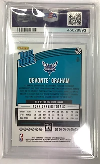 2018 Panini Chronicles 169 Devonte' Graham Blue PSA 10