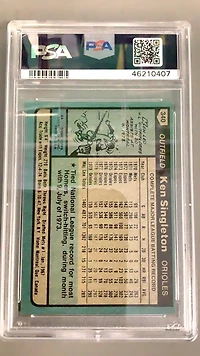 1980 Topps 340 Ken Singleton PSA 9