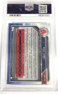2019 Bowman Draft Bdc99 Noah Song Chrome-refractor PSA 10