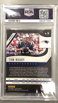 2019 Panini Prizm 18 Tom Brady PSA 10