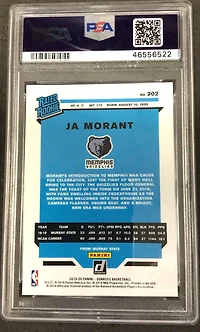 2019 Panini Donruss 202 Ja Morant PSA