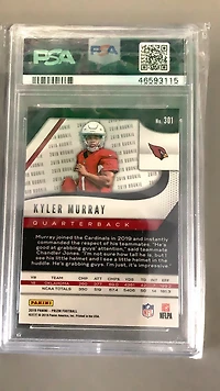 2019 Panini Prizm 301 Kyler Murray PSA